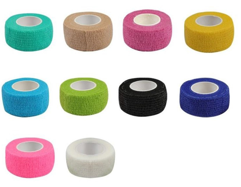 50% OFF! 10 MINI ROLL RAINBOW PACK Hand Piece Wrap Device Grip Tape