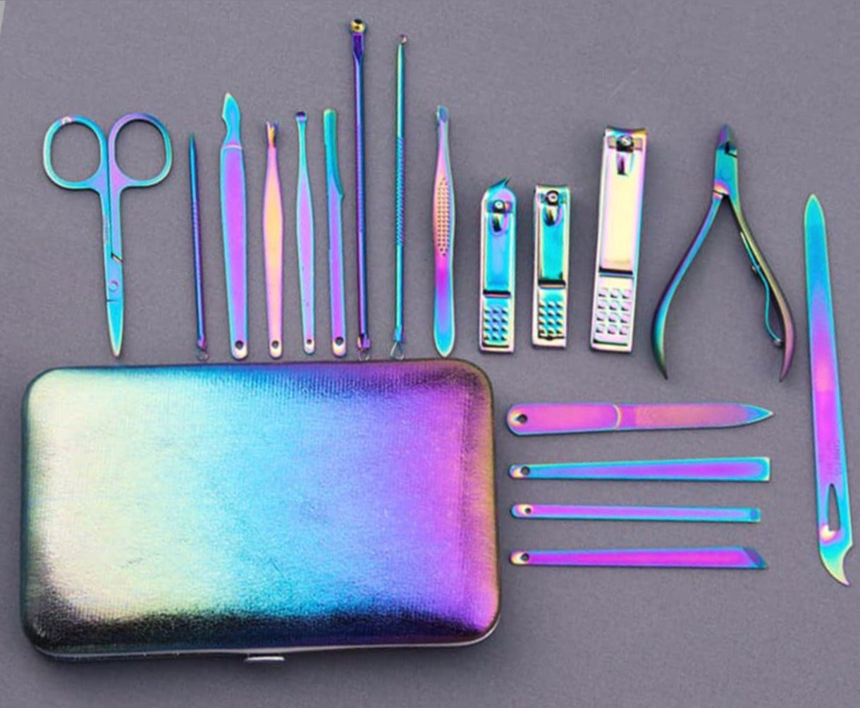 75% OFF Deluxe Rainbow Self Care Set - Stainless Steel