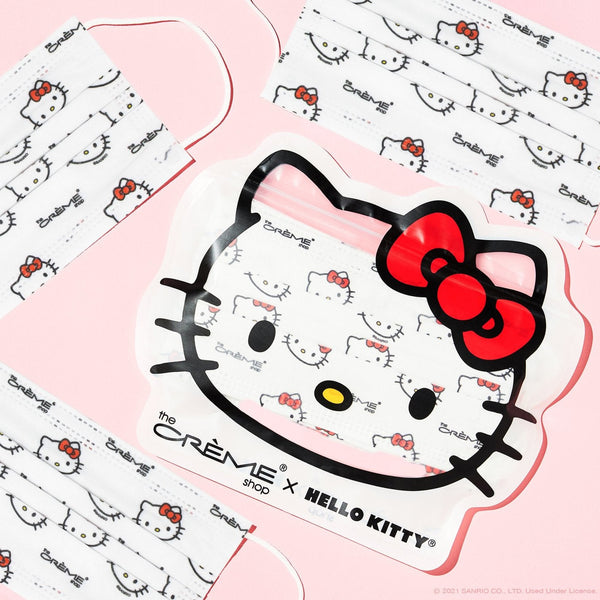 HELLO KITTY Face Masks Set of 14 + Kitty Carrying Case
