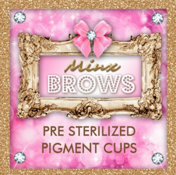 Pre-Sterilized pigment cups minx brows microblading