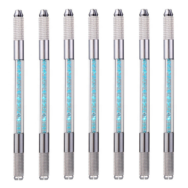 50% OFF! 10/$30 Dual Ended Silver/Teal Blue Crystal Microblading Tools