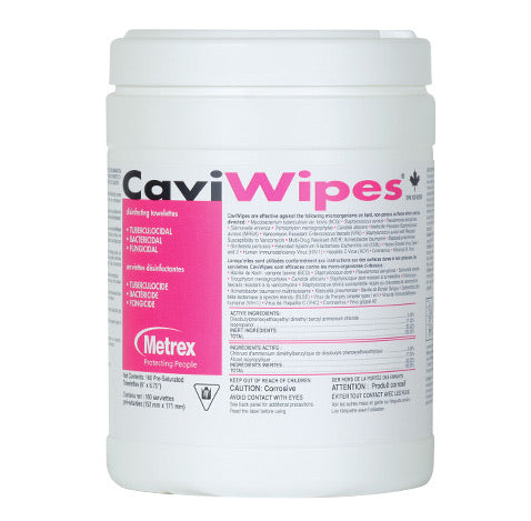 CaviWipes Disinfectant Wipes - 160 Wipes Large Canister