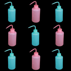 Set of 9 Variety Pack (Teal & Pink) Squeeze Bottles