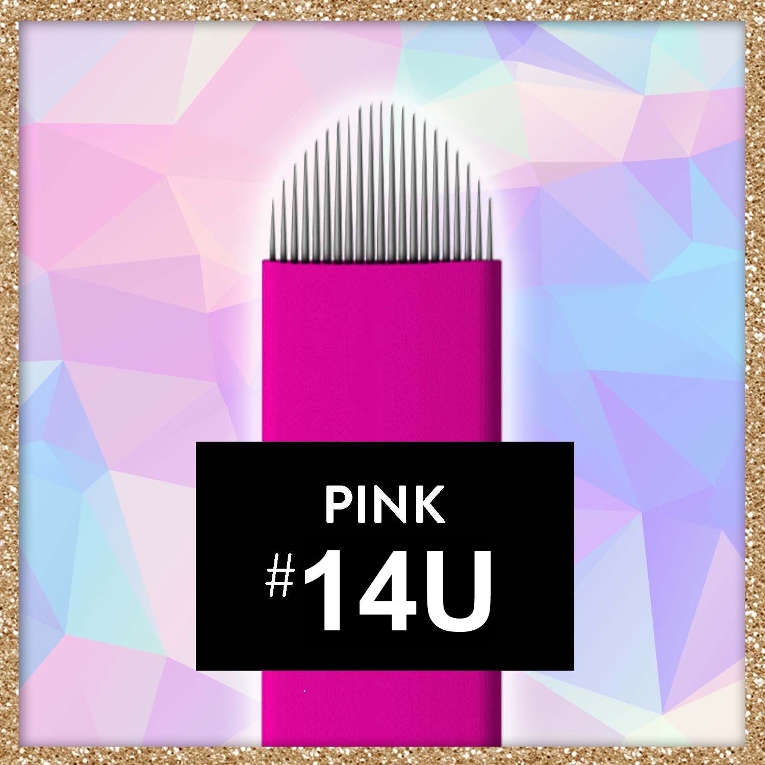 $1 Pink Collection Microblades 14U