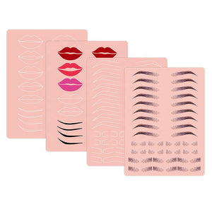 Brows, Lips & Liner Deluxe Practice Skin - Double Sided Set of 3